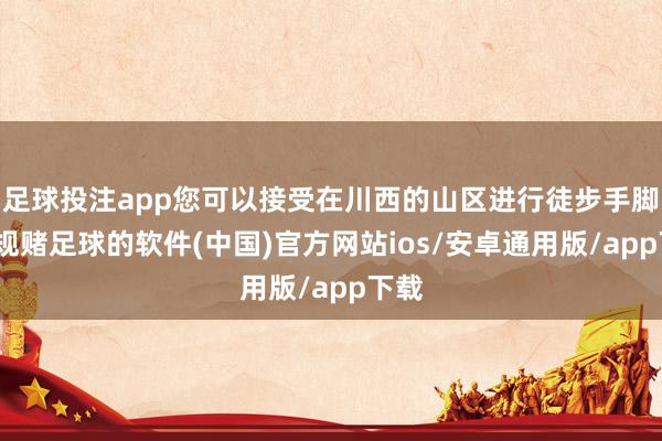 足球投注app您可以接受在川西的山区进行徒步手脚-正规赌足球的软件(中国)官方网站ios/安卓通用版/app下载