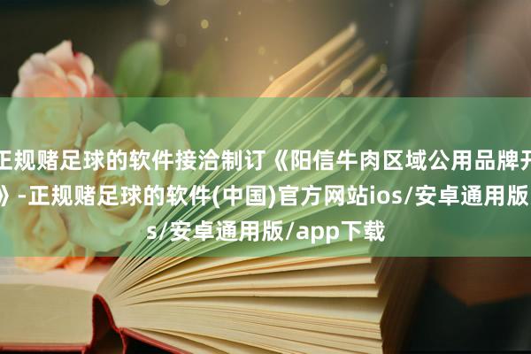 正规赌足球的软件接洽制订《阳信牛肉区域公用品牌开辟有筹画》-正规赌足球的软件(中国)官方网站ios/安卓通用版/app下载
