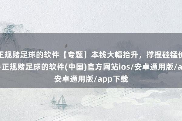 正规赌足球的软件【专题】本钱大幅抬升，撑捏硅锰价钱上行-正规赌足球的软件(中国)官方网站ios/安卓通用版/app下载