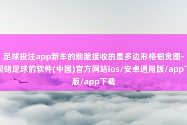 足球投注app新车的前脸接收的是多边形格栅贪图-正规赌足球的软件(中国)官方网站ios/安卓通用版/app下载