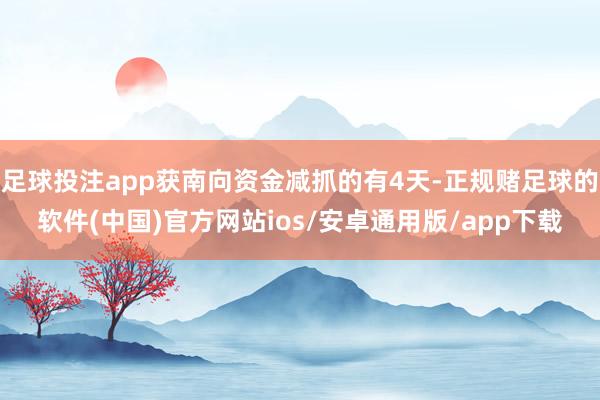 足球投注app获南向资金减抓的有4天-正规赌足球的软件(中国)官方网站ios/安卓通用版/app下载