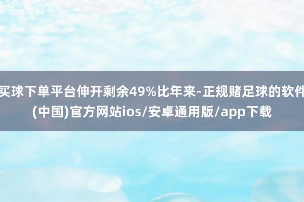 买球下单平台伸开剩余49%比年来-正规赌足球的软件(中国)官方网站ios/安卓通用版/app下载