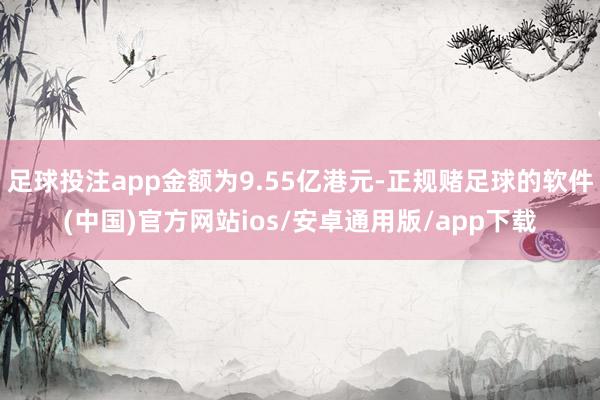 足球投注app金额为9.55亿港元-正规赌足球的软件(中国)官方网站ios/安卓通用版/app下载