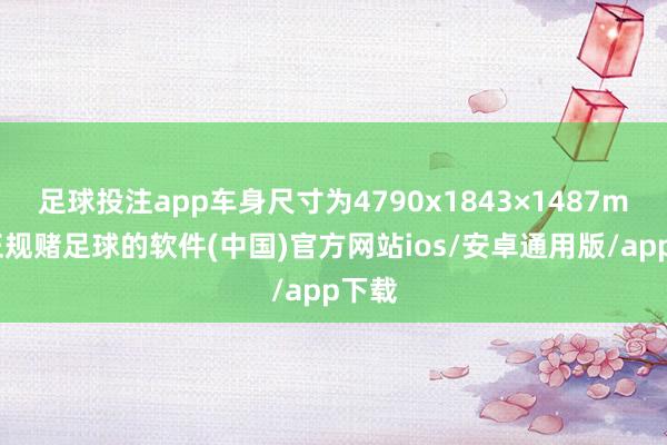 足球投注app车身尺寸为4790x1843×1487mm-正规赌足球的软件(中国)官方网站ios/安卓通用版/app下载