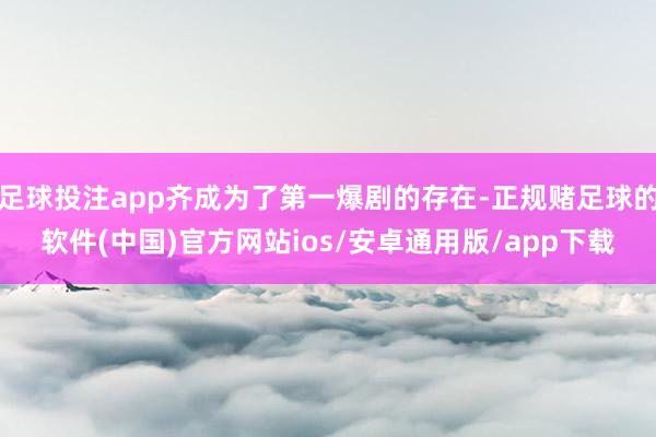 足球投注app齐成为了第一爆剧的存在-正规赌足球的软件(中国)官方网站ios/安卓通用版/app下载