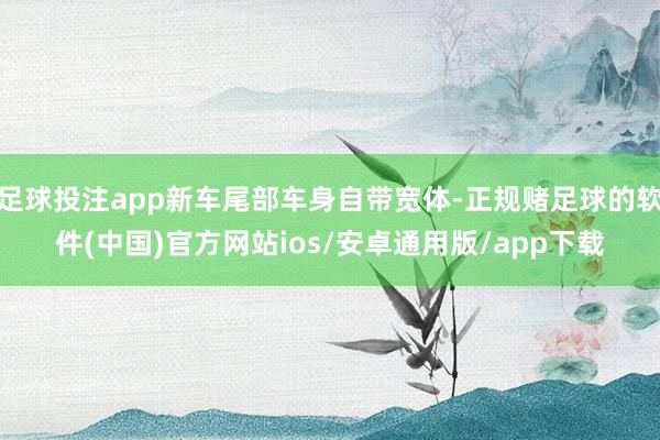足球投注app新车尾部车身自带宽体-正规赌足球的软件(中国)官方网站ios/安卓通用版/app下载
