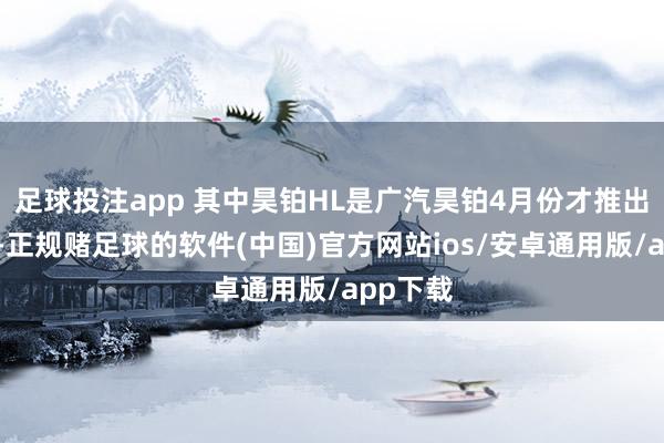 足球投注app 其中昊铂HL是广汽昊铂4月份才推出的新车-正规赌足球的软件(中国)官方网站ios/安卓通用版/app下载