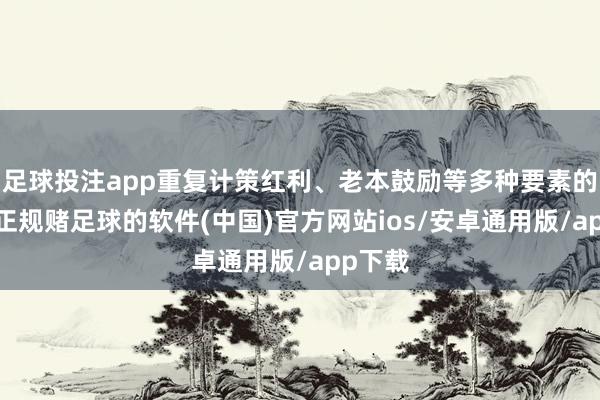 足球投注app重复计策红利、老本鼓励等多种要素的影响-正规赌足球的软件(中国)官方网站ios/安卓通用版/app下载