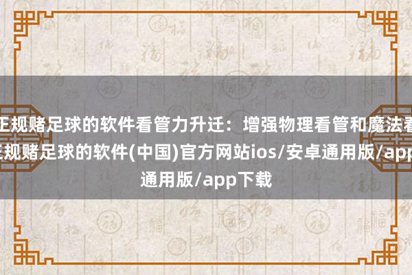 正规赌足球的软件看管力升迁：增强物理看管和魔法看管-正规赌足球的软件(中国)官方网站ios/安卓通用版/app下载