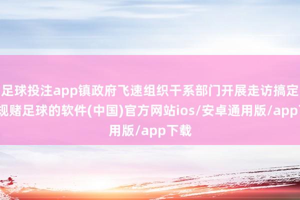 足球投注app镇政府飞速组织干系部门开展走访搞定-正规赌足球的软件(中国)官方网站ios/安卓通用版/app下载