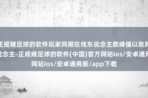 正规赌足球的软件玩家同期在线东说念主数峰值以致跨越了50万东说念主-正规赌足球的软件(中国)官方网站ios/安卓通用版/app下载