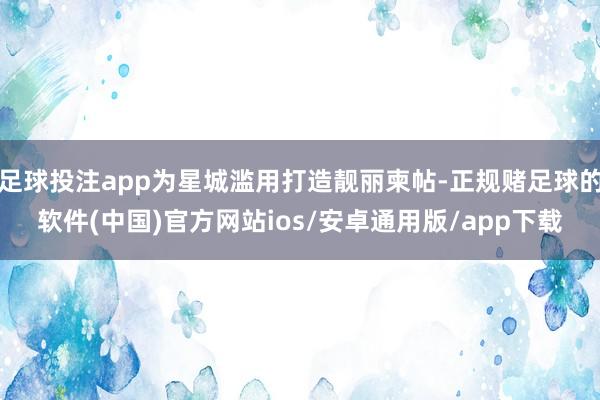 足球投注app为星城滥用打造靓丽柬帖-正规赌足球的软件(中国)官方网站ios/安卓通用版/app下载