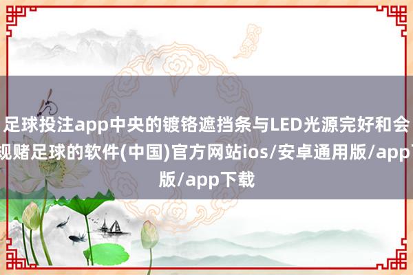 足球投注app中央的镀铬遮挡条与LED光源完好和会-正规赌足球的软件(中国)官方网站ios/安卓通用版/app下载