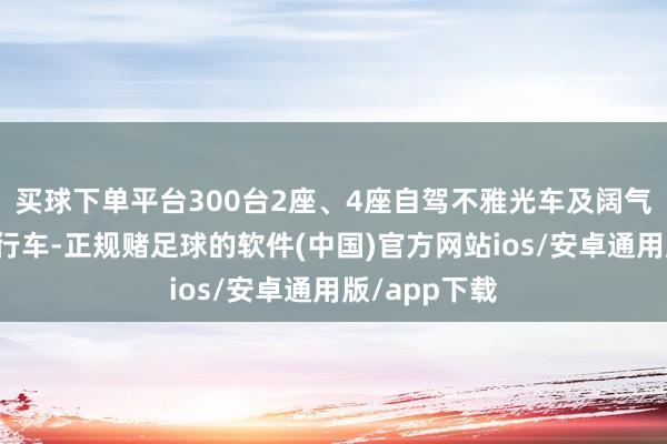 买球下单平台300台2座、4座自驾不雅光车及阔气的电助力自行车-正规赌足球的软件(中国)官方网站ios/安卓通用版/app下载