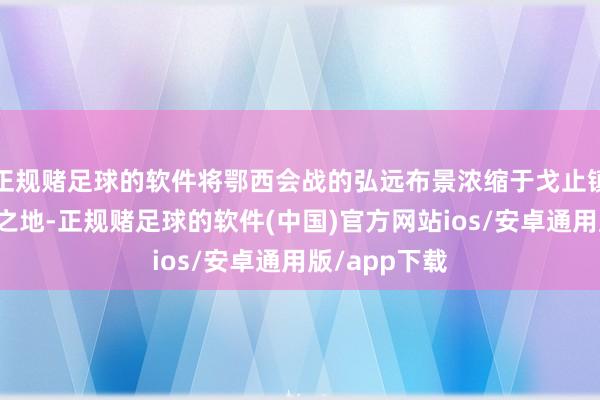 正规赌足球的软件将鄂西会战的弘远布景浓缩于戈止镇这一方弹丸之地-正规赌足球的软件(中国)官方网站ios/安卓通用版/app下载