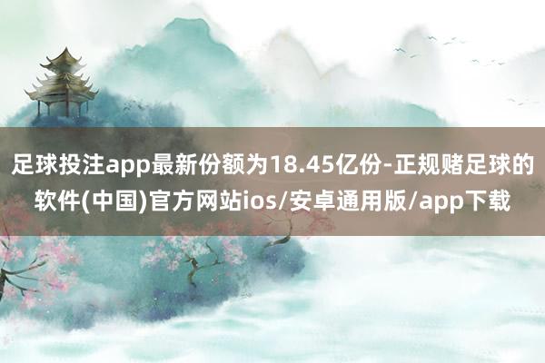 足球投注app最新份额为18.45亿份-正规赌足球的软件(中国)官方网站ios/安卓通用版/app下载