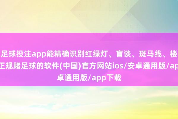 足球投注app能精确识别红绿灯、盲谈、斑马线、楼梯等-正规赌足球的软件(中国)官方网站ios/安卓通用版/app下载