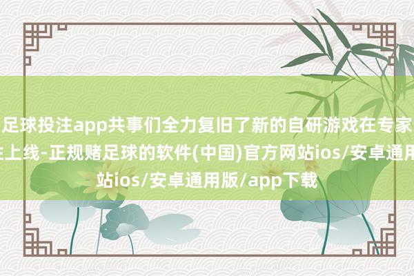 足球投注app共事们全力复旧了新的自研游戏在专家多个市集得胜上线-正规赌足球的软件(中国)官方网站ios/安卓通用版/app下载