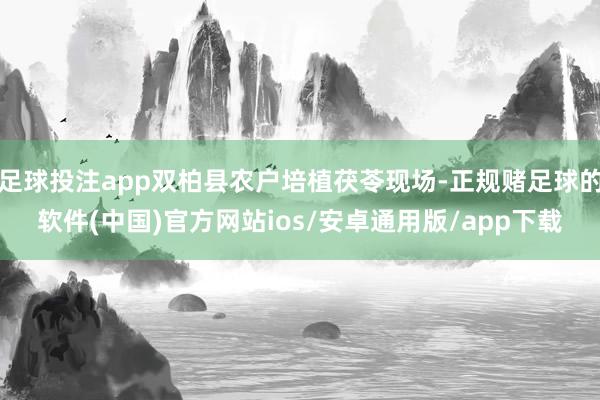 足球投注app双柏县农户培植茯苓现场-正规赌足球的软件(中国)官方网站ios/安卓通用版/app下载