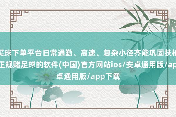 买球下单平台日常通勤、高速、复杂小径齐能巩固扶植驾驶-正规赌足球的软件(中国)官方网站ios/安卓通用版/app下载