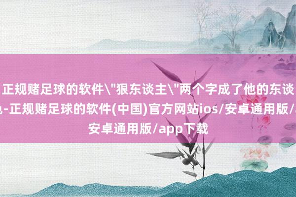 正规赌足球的软件