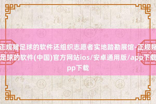 正规赌足球的软件还组织志愿者实地踏勘展馆-正规赌足球的软件(中国)官方网站ios/安卓通用版/app下载