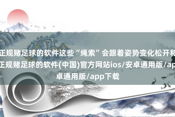 正规赌足球的软件这些“绳索”会跟着姿势变化松开和收紧-正规赌足球的软件(中国)官方网站ios/安卓通用版/app下载
