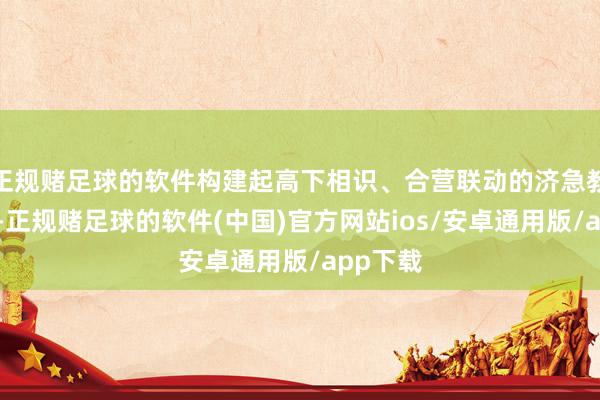 正规赌足球的软件构建起高下相识、合营联动的济急教唆体系-正规赌足球的软件(中国)官方网站ios/安卓通用版/app下载
