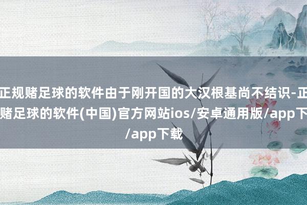 正规赌足球的软件由于刚开国的大汉根基尚不结识-正规赌足球的软件(中国)官方网站ios/安卓通用版/app下载
