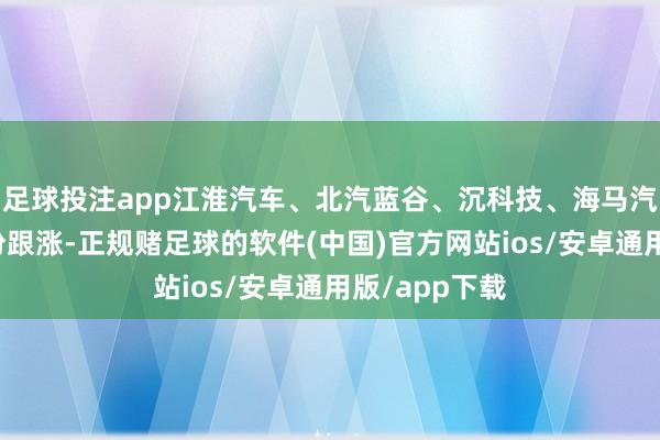 足球投注app江淮汽车、北汽蓝谷、沉科技、海马汽车、东风股份跟涨-正规赌足球的软件(中国)官方网站ios/安卓通用版/app下载
