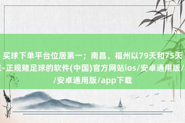 买球下单平台位居第一；南昌、福州以79天和75天紧随后来-正规赌足球的软件(中国)官方网站ios/安卓通用版/app下载
