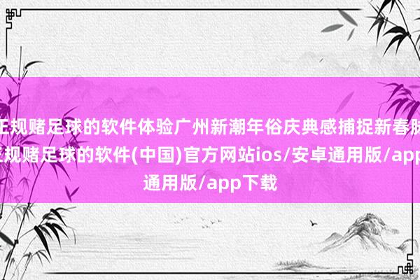 正规赌足球的软件体验广州新潮年俗庆典感捕捉新春脉动-正规赌足球的软件(中国)官方网站ios/安卓通用版/app下载