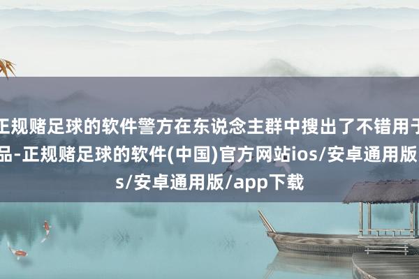 正规赌足球的软件警方在东说念主群中搜出了不错用于刀兵的物品-正规赌足球的软件(中国)官方网站ios/安卓通用版/app下载